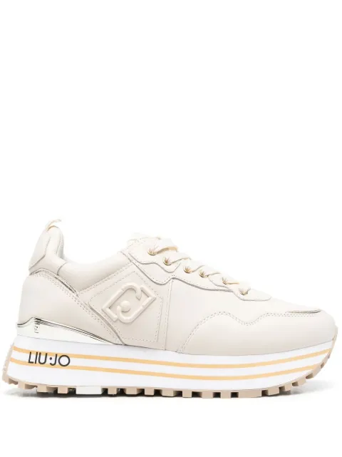 LIU JO 40mm chunky lace-up sneakers Neutrals BA3013P0102
