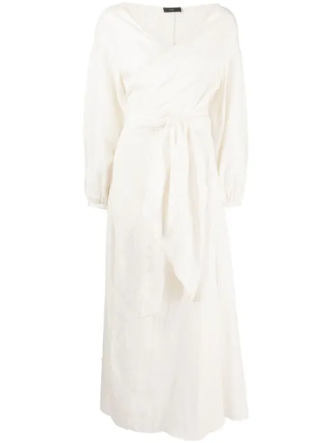 VOZ Peasant blouse dress White VD58IVORY