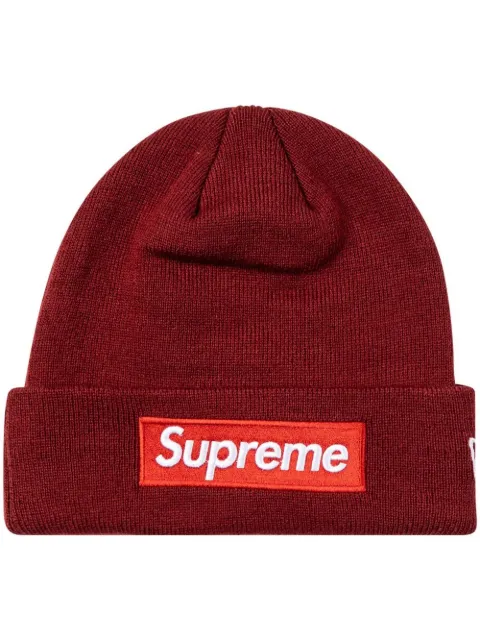 Supreme x New Era Box Logo beanie Red SU12504