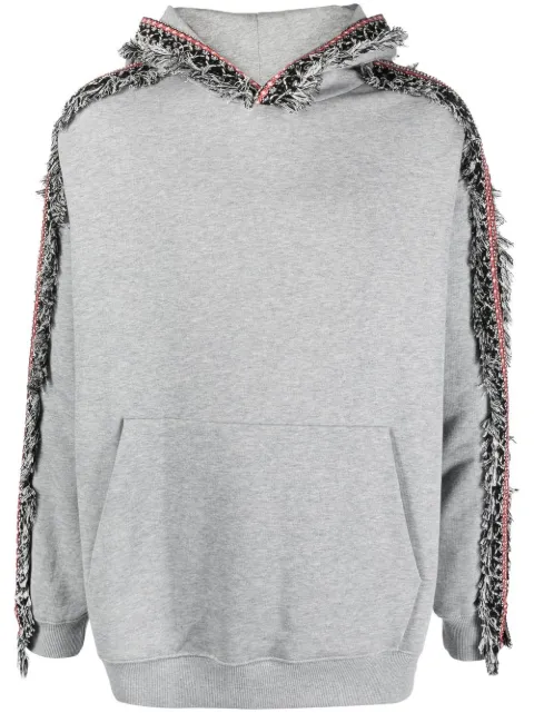 RITOS embroidered-detail hoodie Grey 20052530