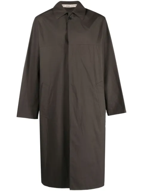 Meta Campania Collective Steve organic-cotton waterproof coat Green PAOW004COCO008