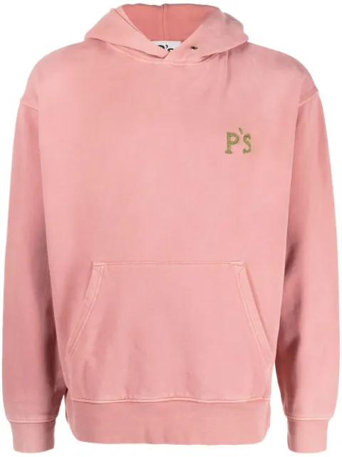 PRESIDENT'S embroidered-logo cotton hoody Pink A22PPU555CC92XXXXAC7