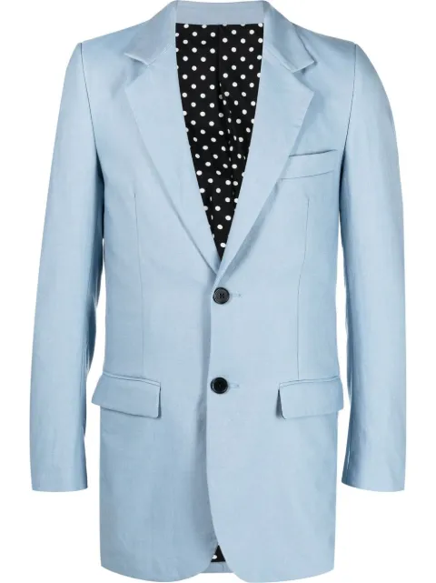 Viktor & Rolf single-breasted suit jacket Blue MO030
