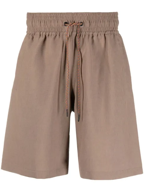 Viktor & Rolf drawstring-waist detail shorts Brown MB068