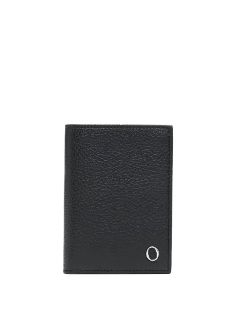 Orciani logo-plaque cardholder Black SU0109MIC