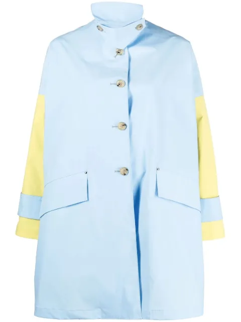 Mackintosh Humbie A-line coat Blue MO8018