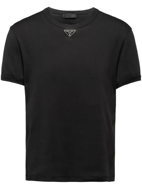 Prada cotton T-shirt Black UJN824S22211ZM
