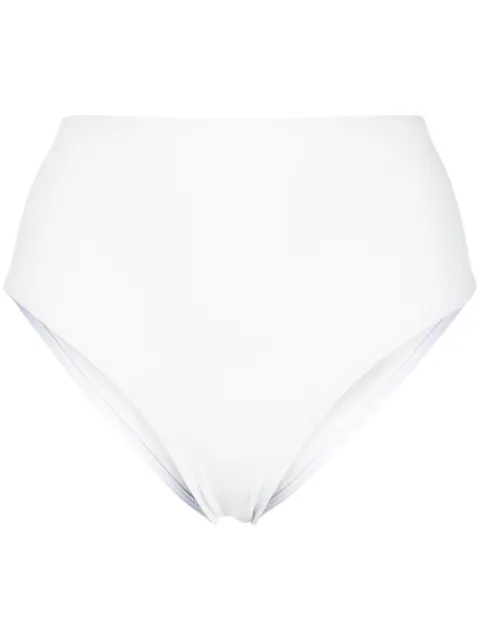 Matteau high-waisted bikini briefs White HIWABC