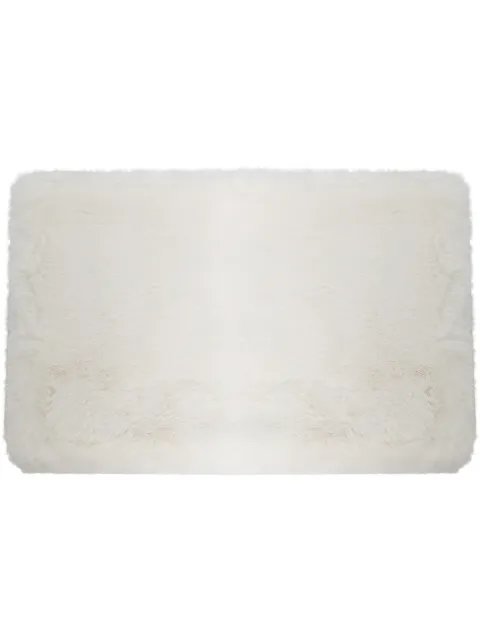 Apparis faux fur throw White CICLY