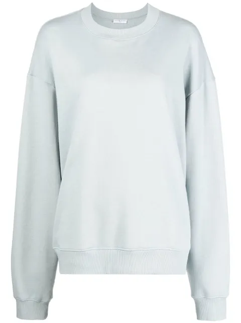 Ih Nom Uh Nit logo-print crew neck sweatshirt Blue NCS22255