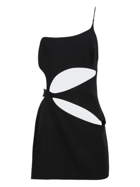 Mônot cut-out mini dress Black MONOSS22STRAPMINI