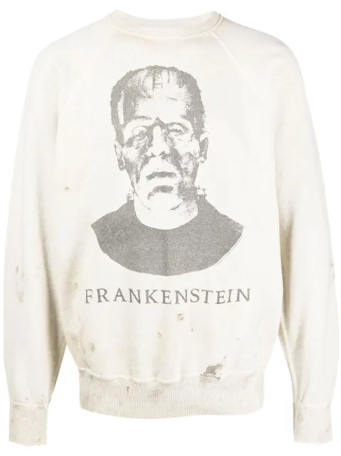 SAINT MXXXXXX Saint Michael Frankenstein sweatshirt Grey SMS220000077