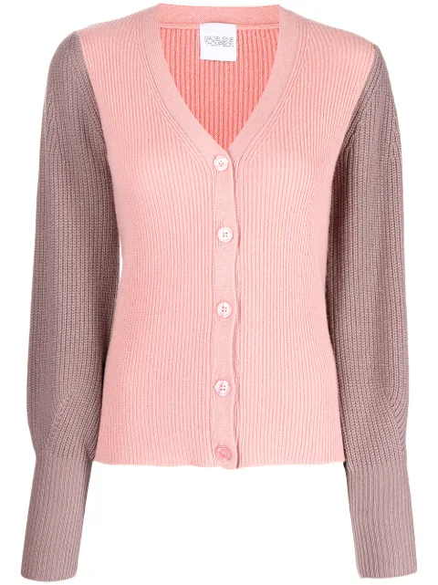 Madeleine Thompson Pavo knit cardigan Pink RE22C12