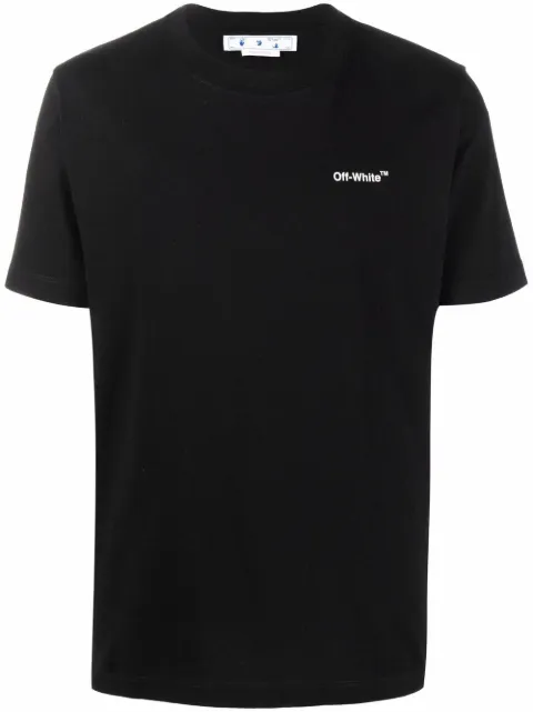 Off-White Caravaggio Arrow short-sleeve T-shirt Black OMAA027C99JER0031001