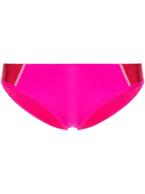 Duskii Ella two-tone bikini bottom Red DLB21060PR