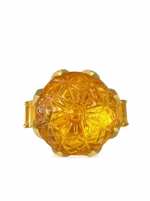 AKANSHA SETHI Roshni citrine ring Gold ROSHNIRING