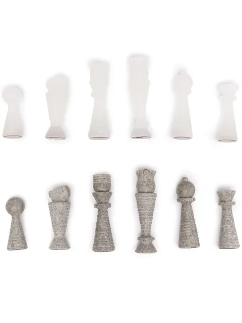 Pinetti stone chess set Grey 001215