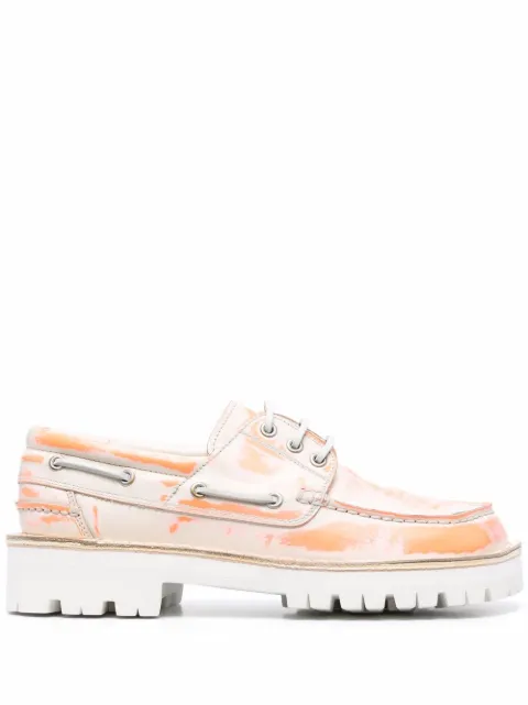 CamperLab Eki tie-dye loafers Orange K100664006