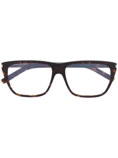 Saint Laurent Eyewear square-frame sunglasses Brown SL434SLIM