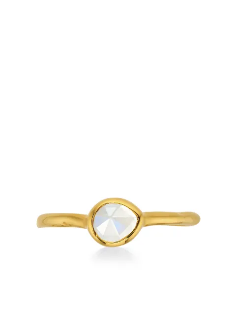 Monica Vinader Siren small stacking ring Gold GPRGSMSTMOO