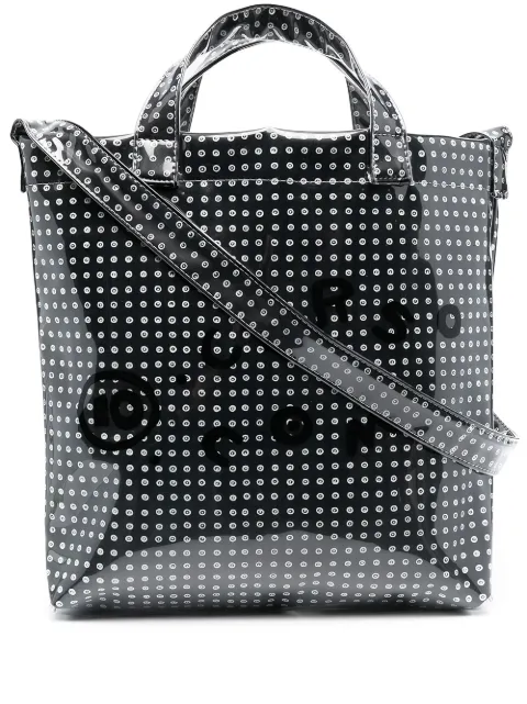 10 CORSO COMO monogram print tote Black CCSHSEOULPVCLOGO