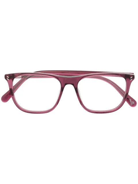 Stella McCartney Eyewear angular glasses Pink SK0043O