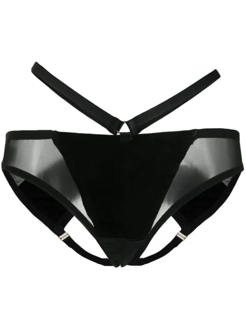 Something Wicked Mia Ouvert briefs Black MIAOUVERTBRIEF
