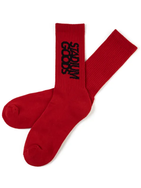 STADIUM GOODS® logo "Chicago" crew socks Red SGS0170