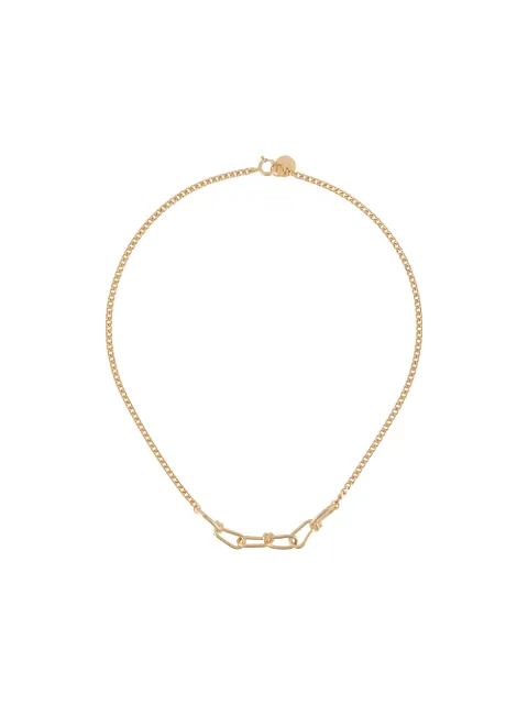 Annelise Michelson wire chain gourmette necklace Gold WC438G