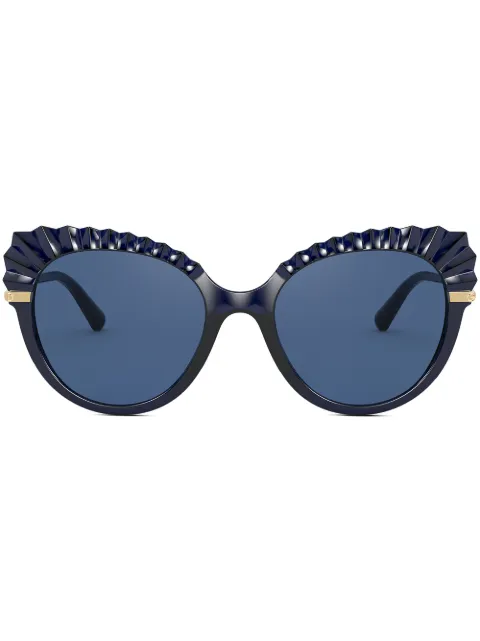 Dolce & Gabbana Eyewear oversized cateye sunglasses Blue DG6135309480