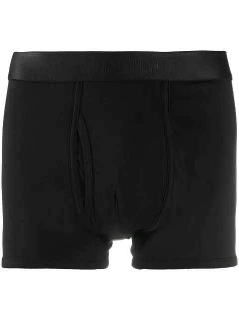 Sunspel plain boxer shorts Black MTRU4616