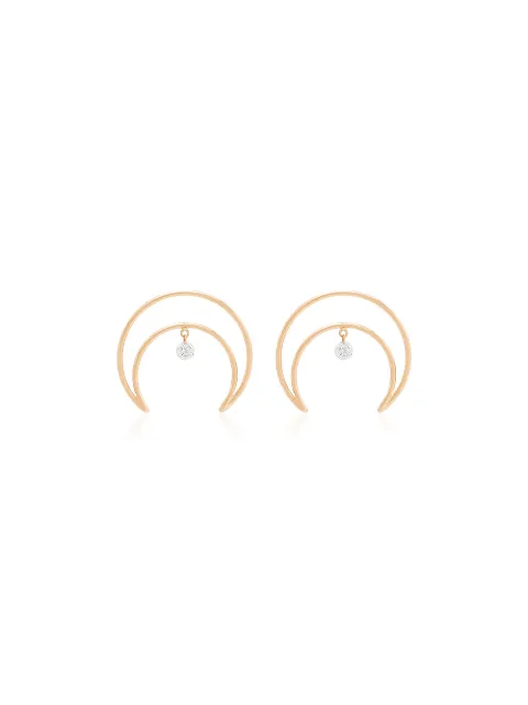 Persée 18kt yellow gold crescent moon earrings Gold E67656YG