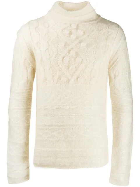 Jean Paul Gaultier Pre-Owned chunky knit jumper Neutrals JPG2051
