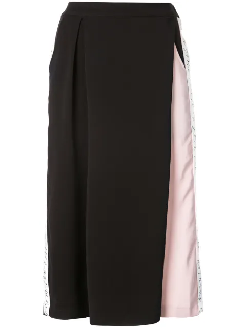 Haculla cropped wide leg trousers Pink HAW02AIKB02