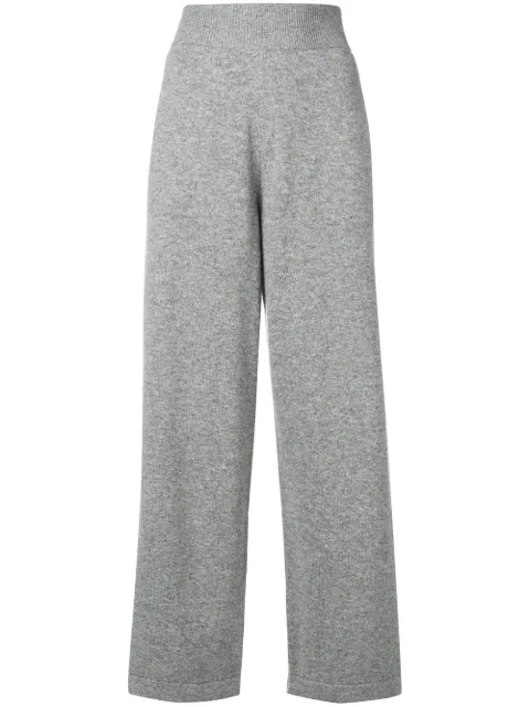 Barrie ribbed waistband track pants Grey A00C57637