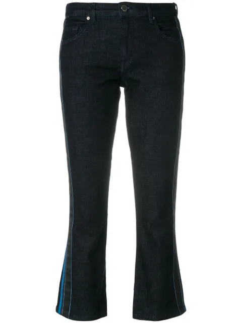 Victoria Victoria Beckham flared cropped jeans Blue VB211SS18