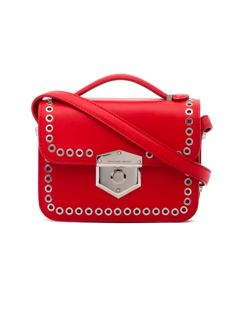 Alexander McQueen small wicca satchel bag Red 5001640GF3Y6248