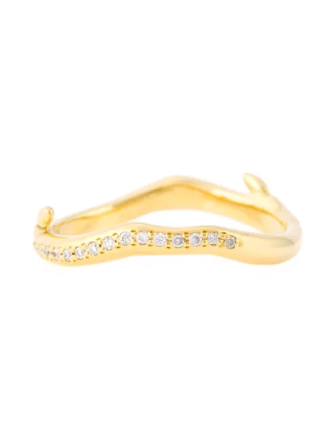 Shaun Leane Cherry Branch diamond ring Metallic SLS593