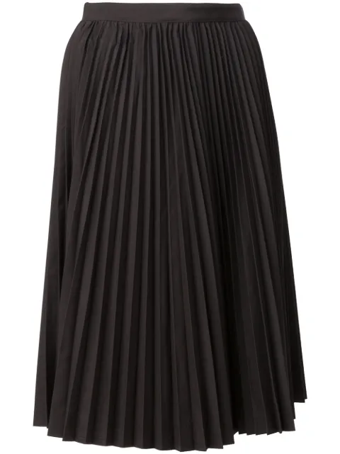 Junya Watanabe pleated midi skirt Black JPS0130511