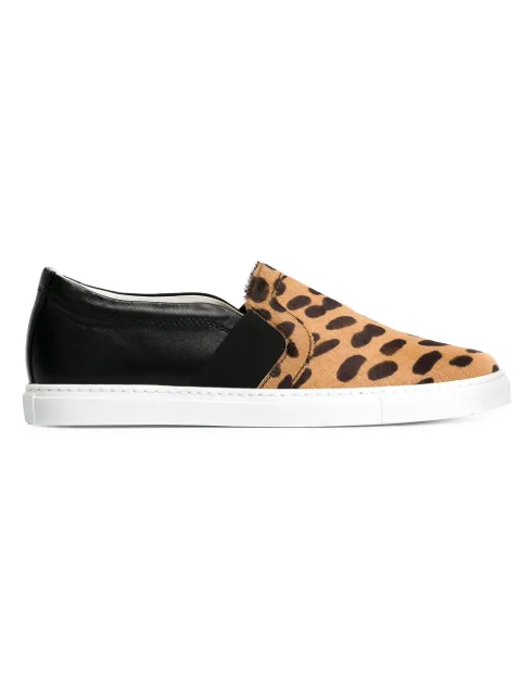 Lanvin leopard-print pull-on sneakers Black FWSKBSL5KAMAA15