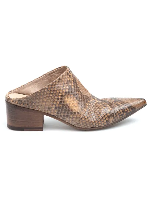 Settima pointed toe mules Brown S700357334