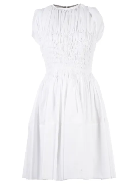 Maison Rabih Kayrouz ruched flared dress White PH13R14