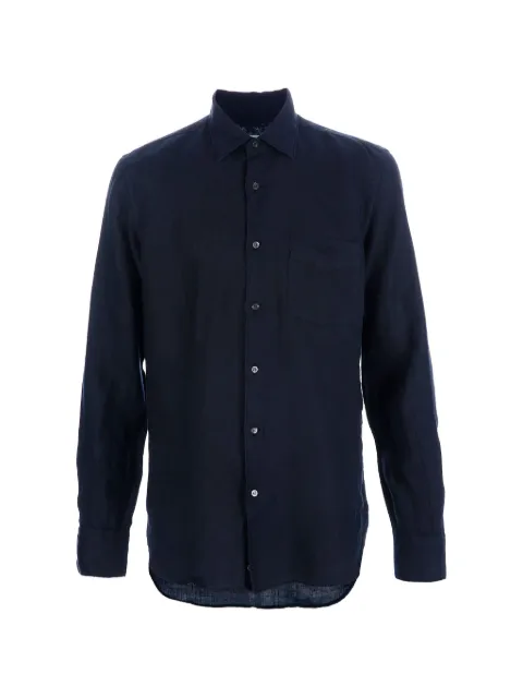 ASPESI chest-pocket shirt Blue CE36C19585098