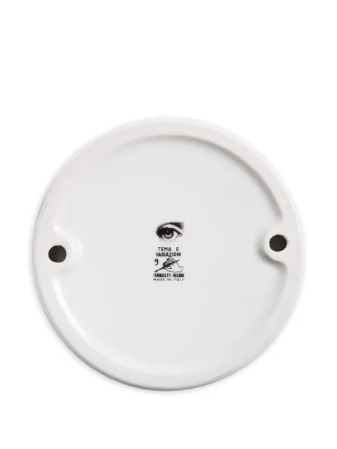 Fornasetti Tema e Variazioni ashtray Black P23X315