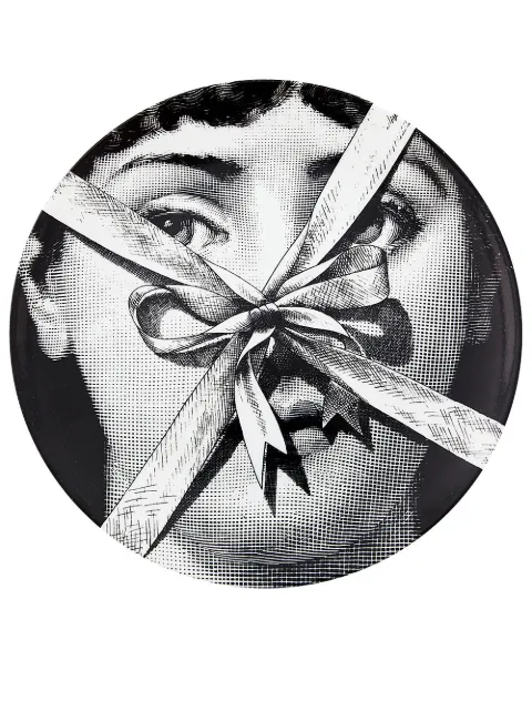 Fornasetti Plate White PTVX171
